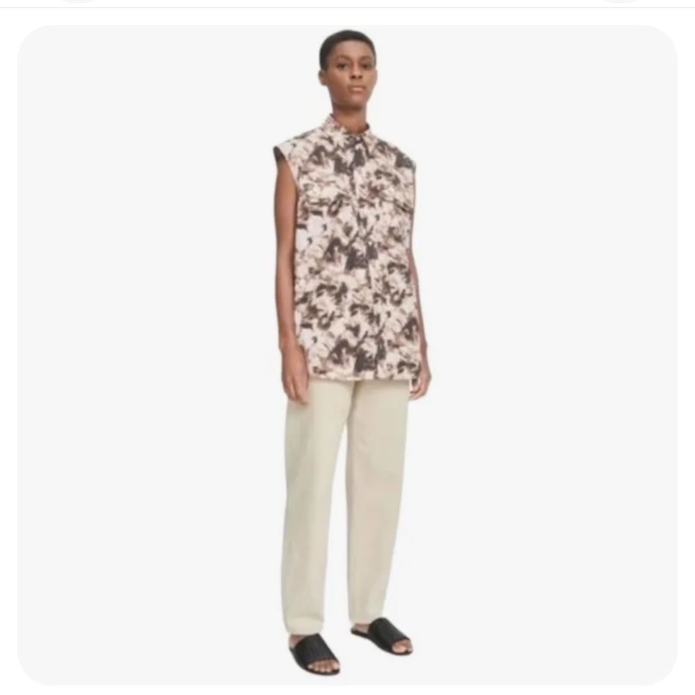 NWT Samsøe Samsøe camo clay sleeveless shirt